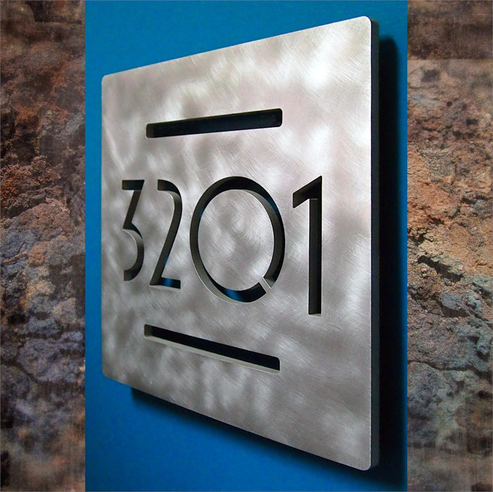 ustom uro Square Floating House Numbers ustom uro Square Floating House Numbers - ^